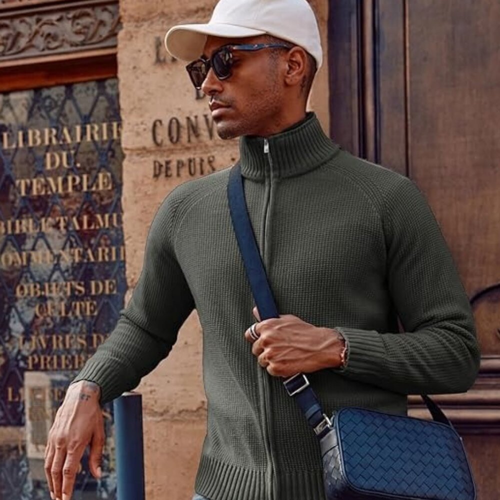 Men's Olive Green Sweater